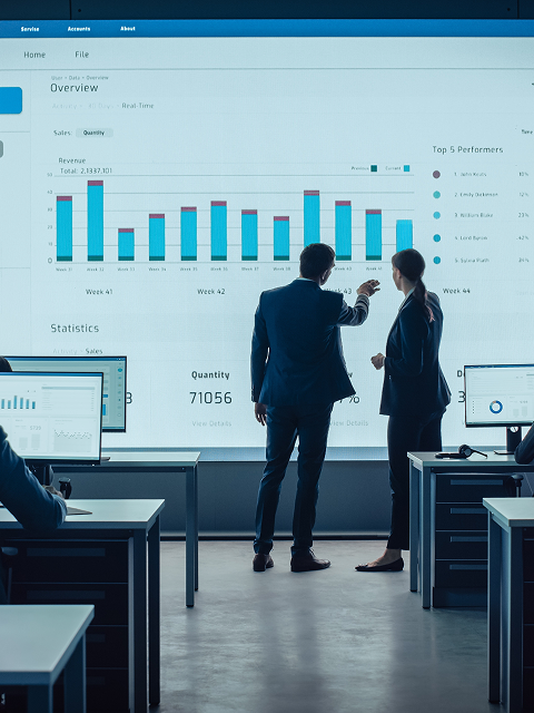 Illustration of the Voltica app interface.