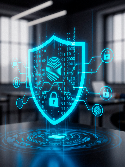 Icon representing security and compliance.