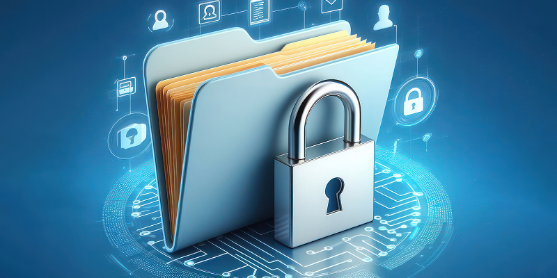 Secure identity verification icon