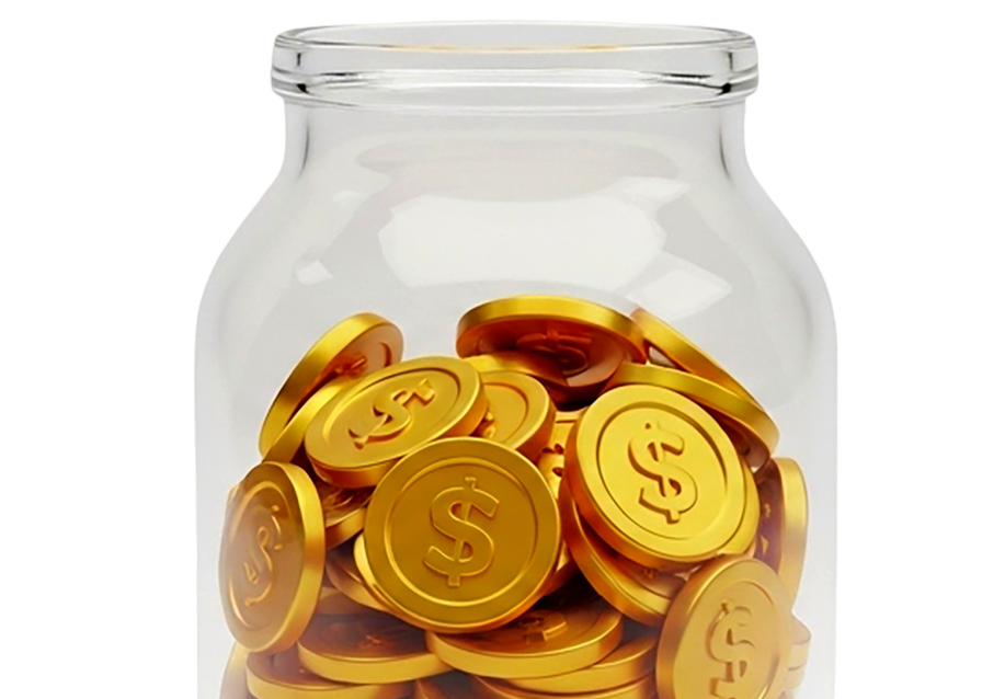 Abstract image of a glowing planet.