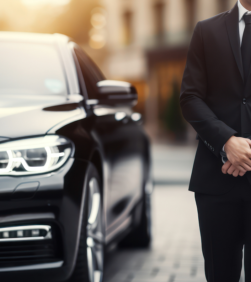 Luxury limousine service for Voltica Luxe members.