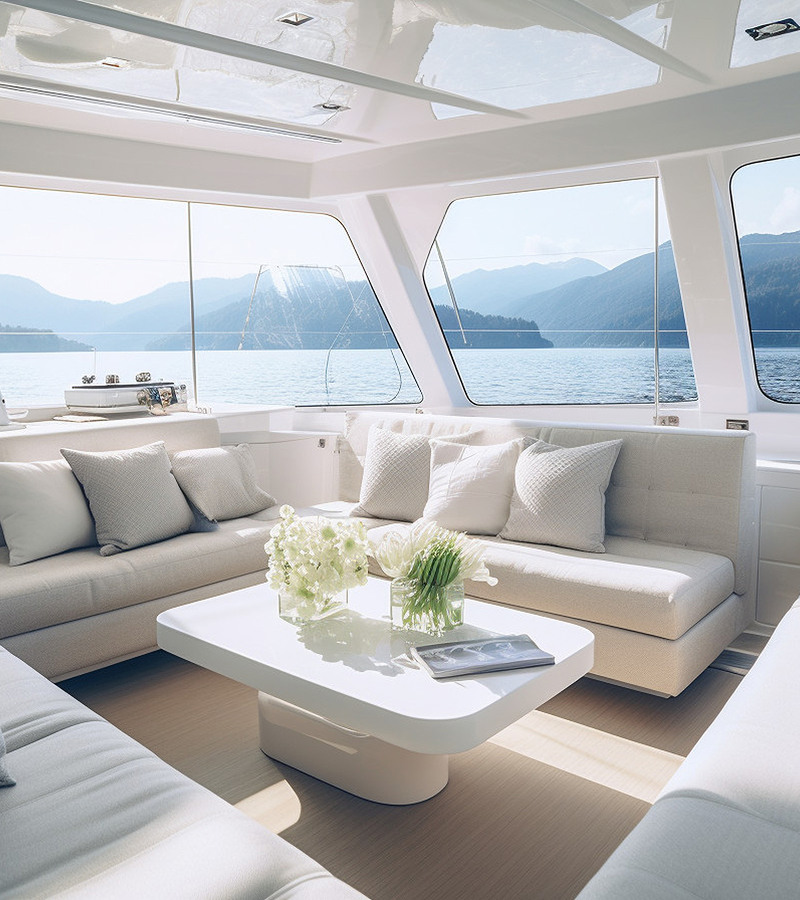 Yacht charter service for Voltica Luxe members.