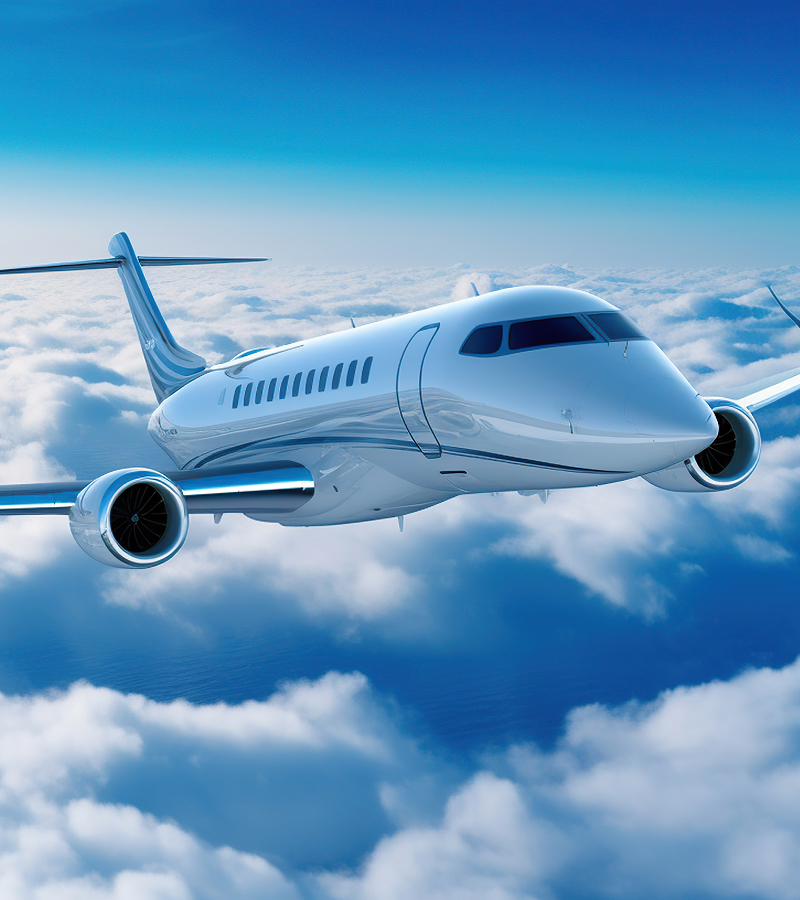 Private jet charter for Voltica Luxe members.